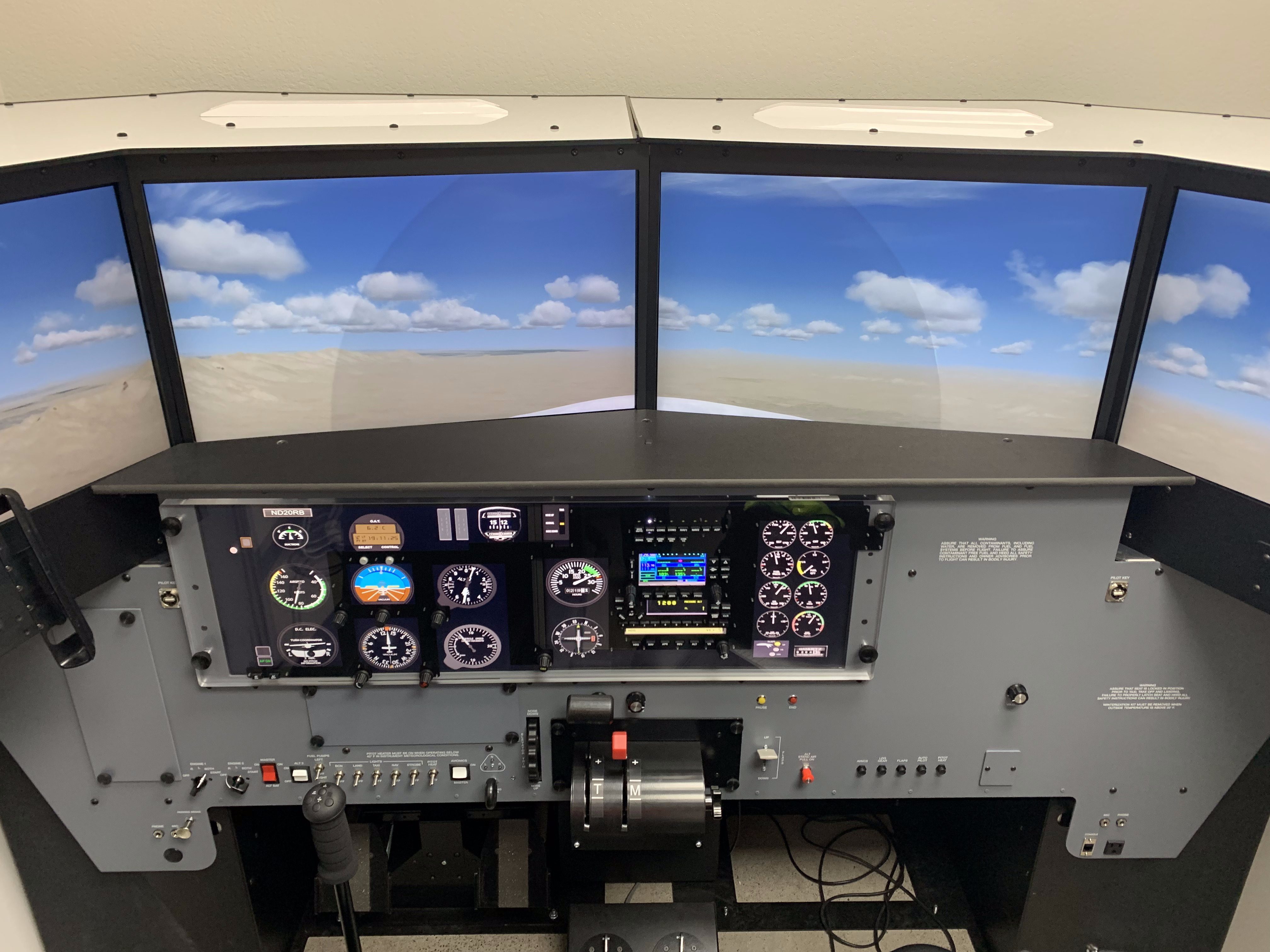 Redbird LD flight simulator at Fly Eagle Sport